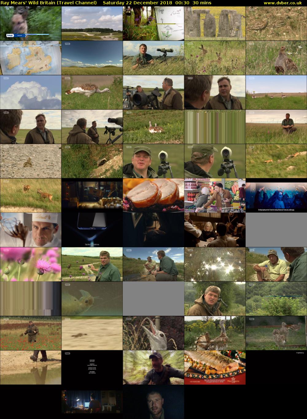 Ray Mears' Wild Britain (Travel Channel) Saturday 22 December 2018 00:30 - 01:00