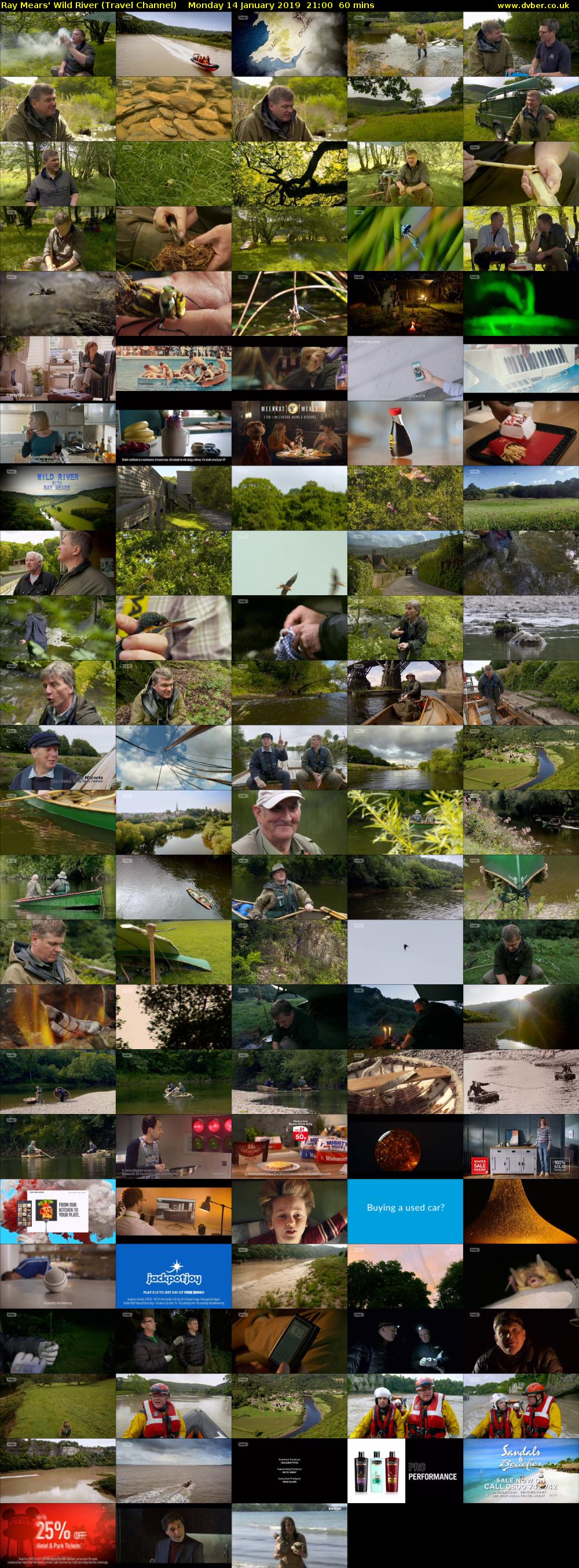 Ray Mears' Wild River (Travel Channel) Monday 14 January 2019 21:00 - 22:00