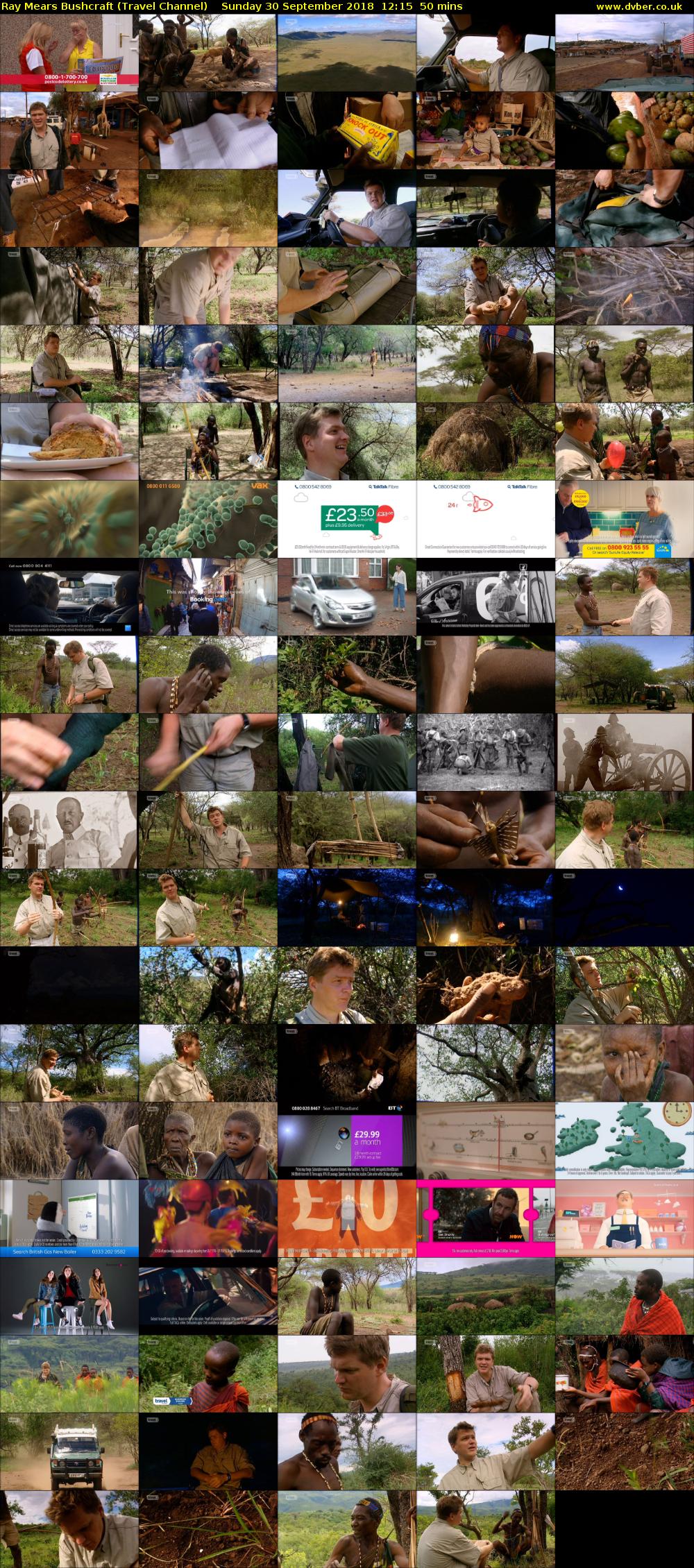 Ray Mears Bushcraft (Travel Channel) Sunday 30 September 2018 12:15 - 13:05