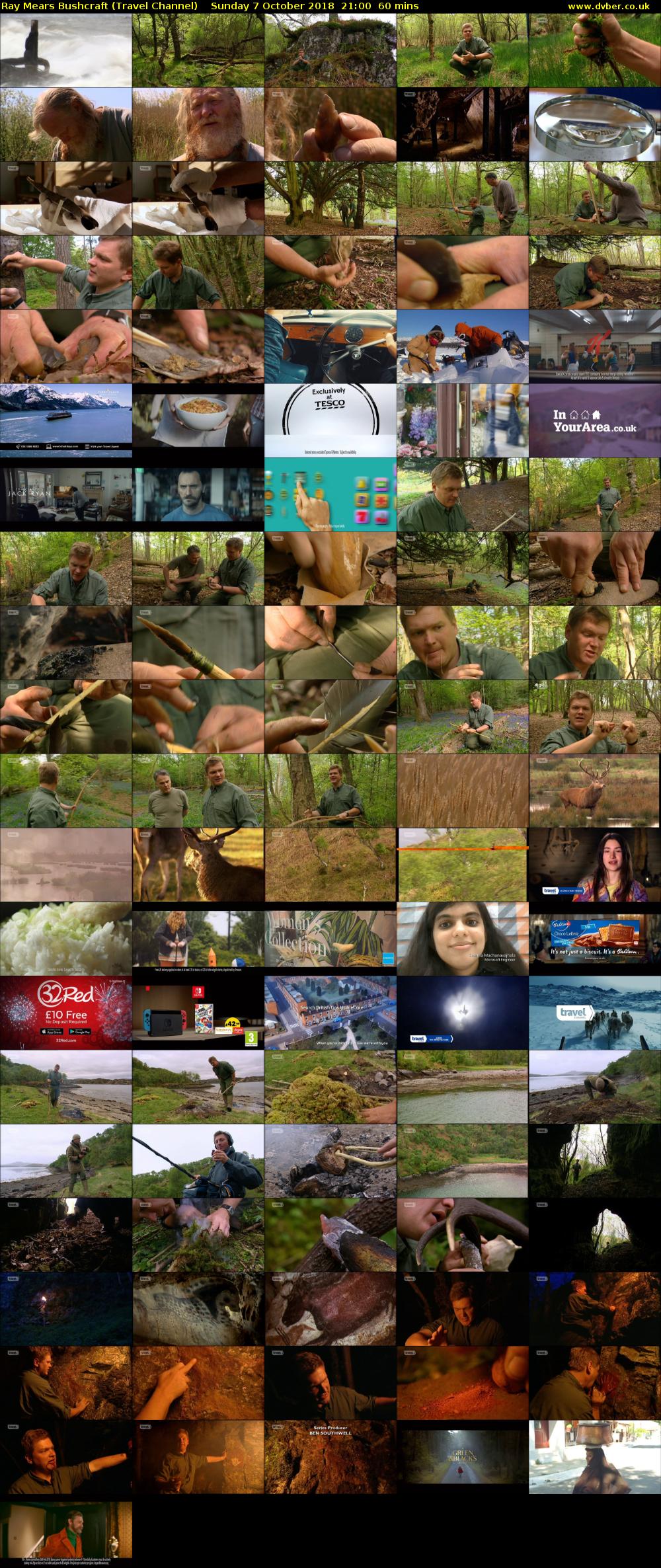 Ray Mears Bushcraft (Travel Channel) Sunday 7 October 2018 21:00 - 22:00