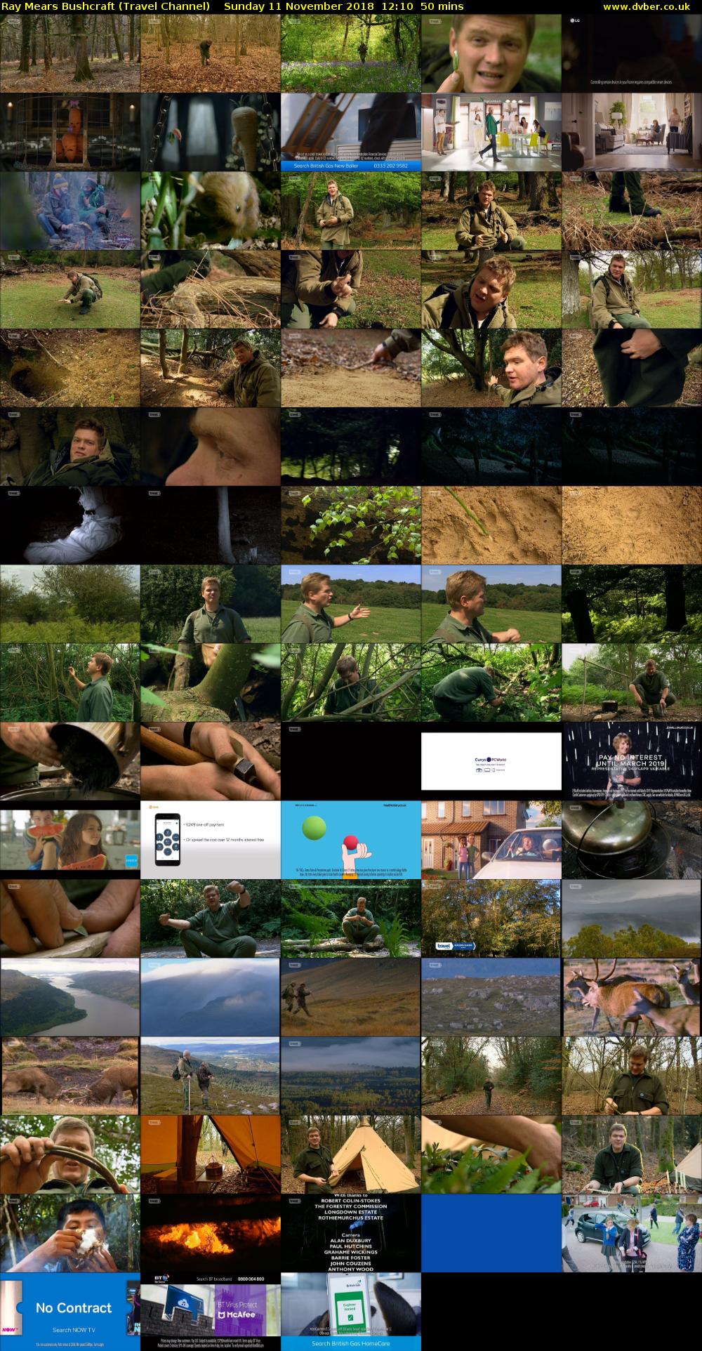 Ray Mears Bushcraft (Travel Channel) Sunday 11 November 2018 12:10 - 13:00