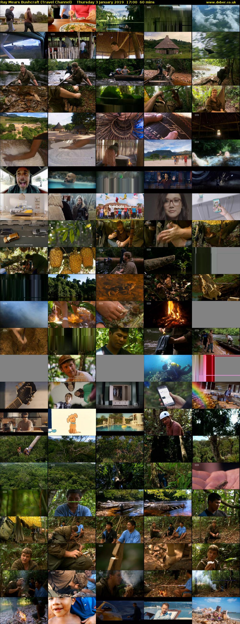 Ray Mears Bushcraft (Travel Channel) Thursday 3 January 2019 17:00 - 18:00