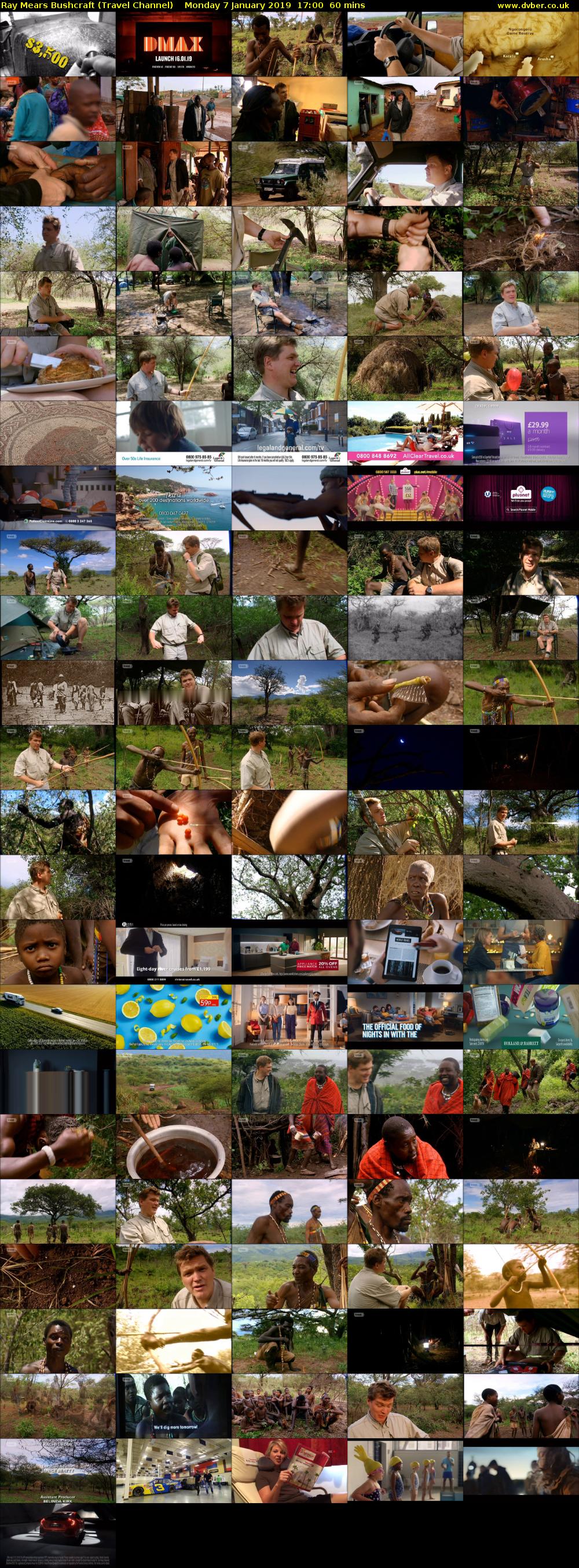 Ray Mears Bushcraft (Travel Channel) Monday 7 January 2019 17:00 - 18:00