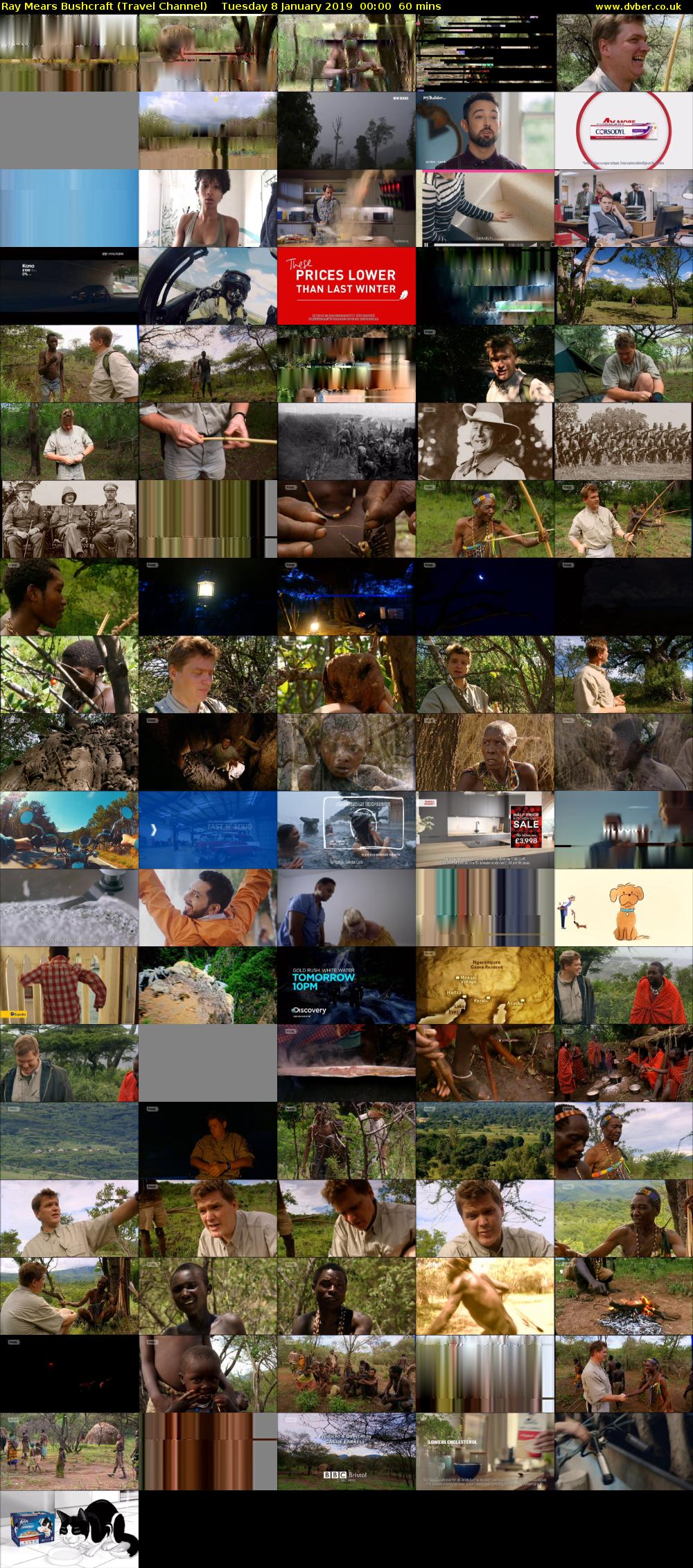 Ray Mears Bushcraft (Travel Channel) Tuesday 8 January 2019 00:00 - 01:00