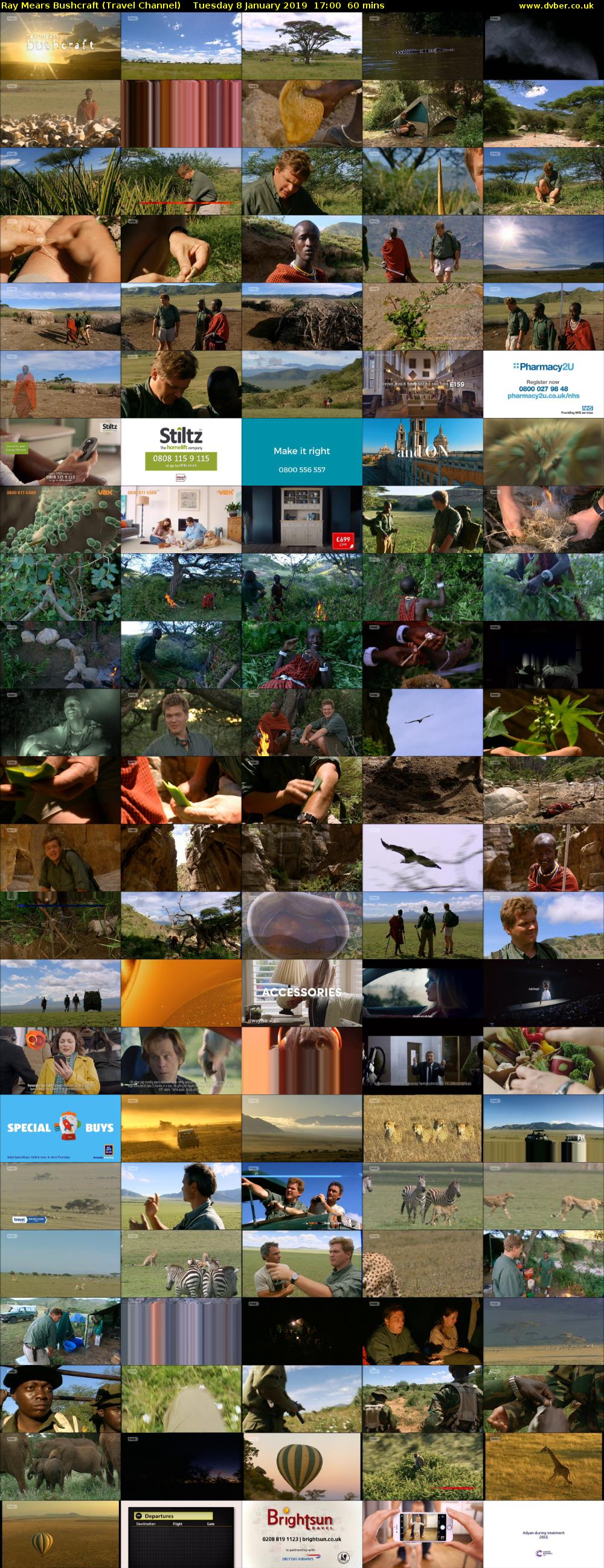 Ray Mears Bushcraft (Travel Channel) Tuesday 8 January 2019 17:00 - 18:00