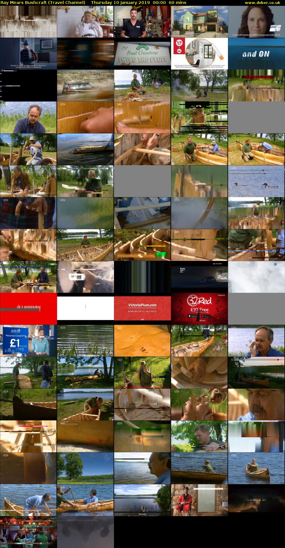 Ray Mears Bushcraft (Travel Channel) Thursday 10 January 2019 00:00 - 01:00