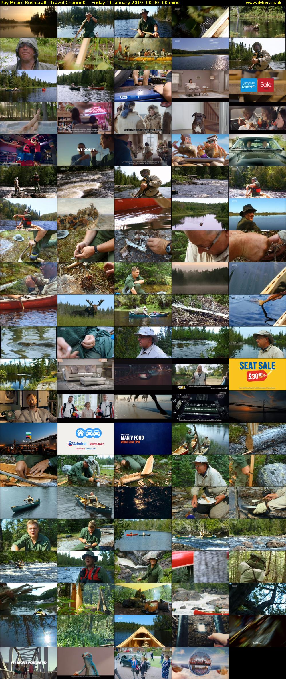 Ray Mears Bushcraft (Travel Channel) Friday 11 January 2019 00:00 - 01:00