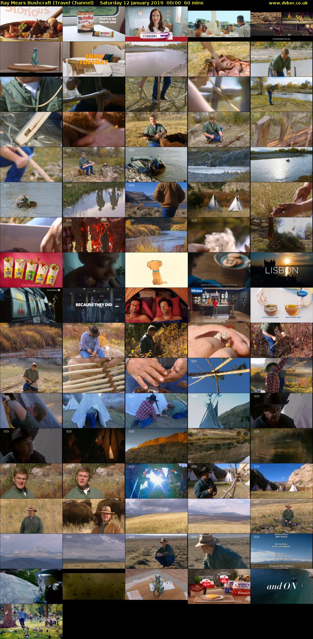 Ray Mears Bushcraft (Travel Channel) Saturday 12 January 2019 00:00 - 01:00