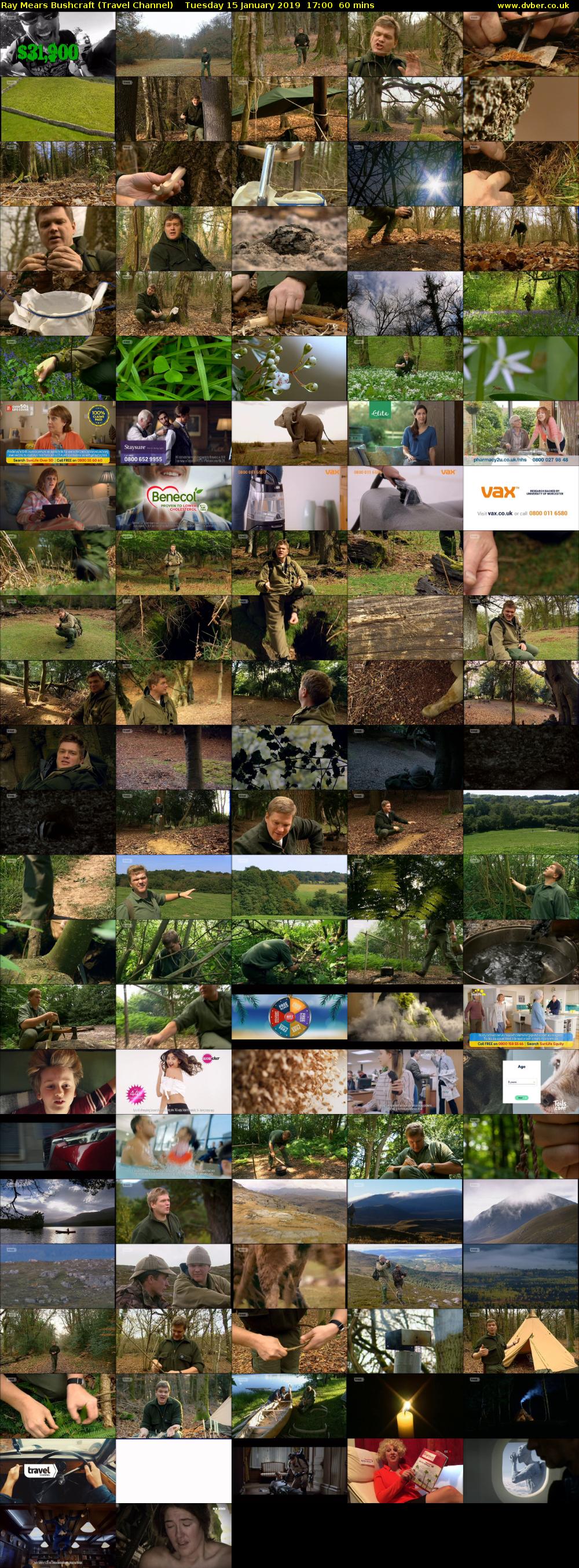 Ray Mears Bushcraft (Travel Channel) Tuesday 15 January 2019 17:00 - 18:00