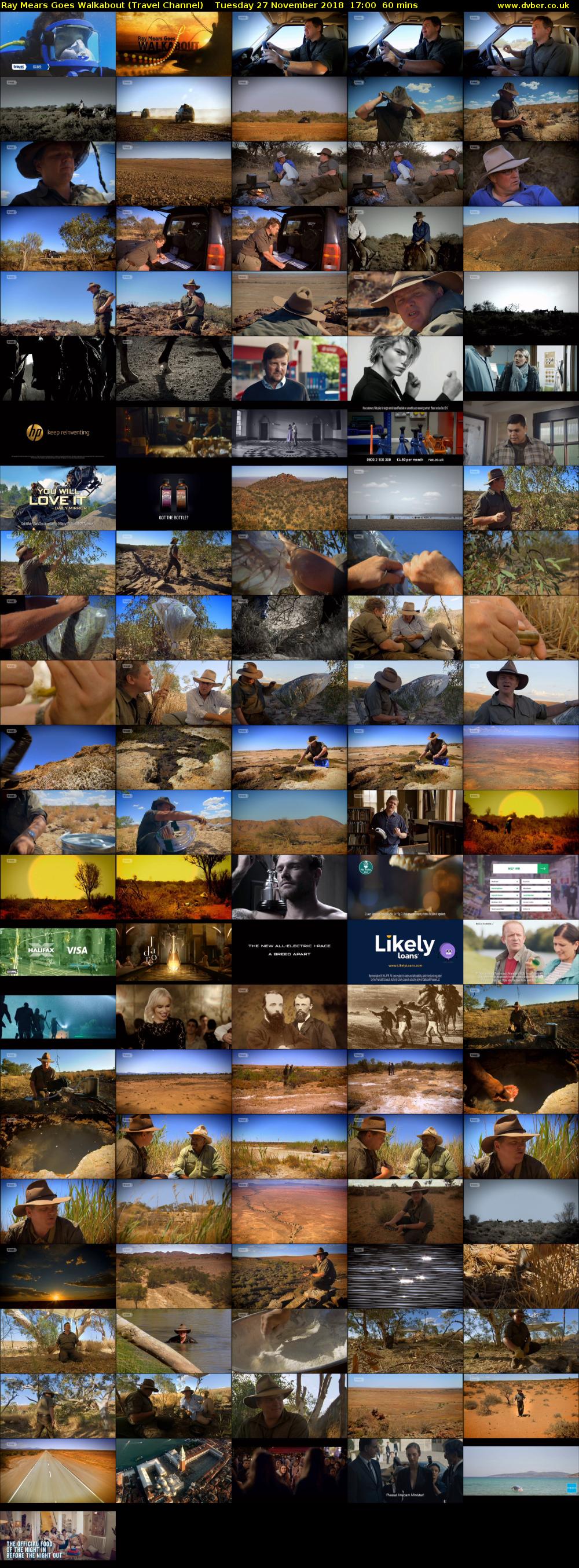 Ray Mears Goes Walkabout (Travel Channel) Tuesday 27 November 2018 17:00 - 18:00