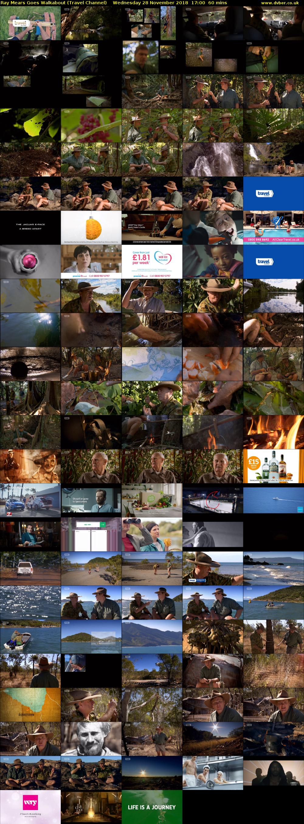 Ray Mears Goes Walkabout (Travel Channel) Wednesday 28 November 2018 17:00 - 18:00