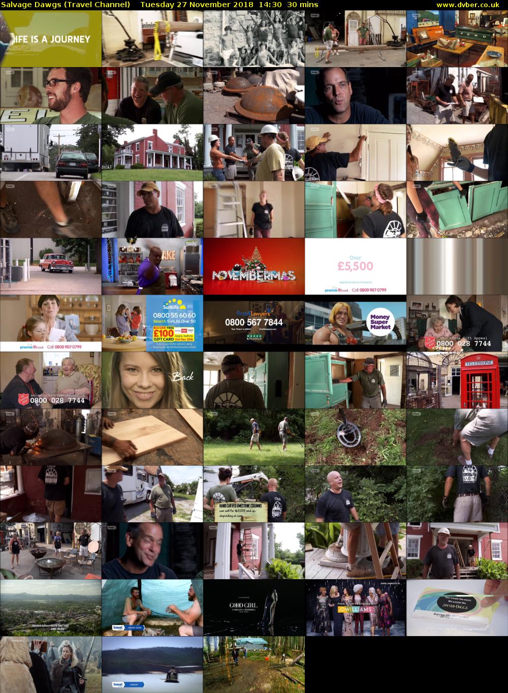 Salvage Dawgs (Travel Channel) Tuesday 27 November 2018 14:30 - 15:00