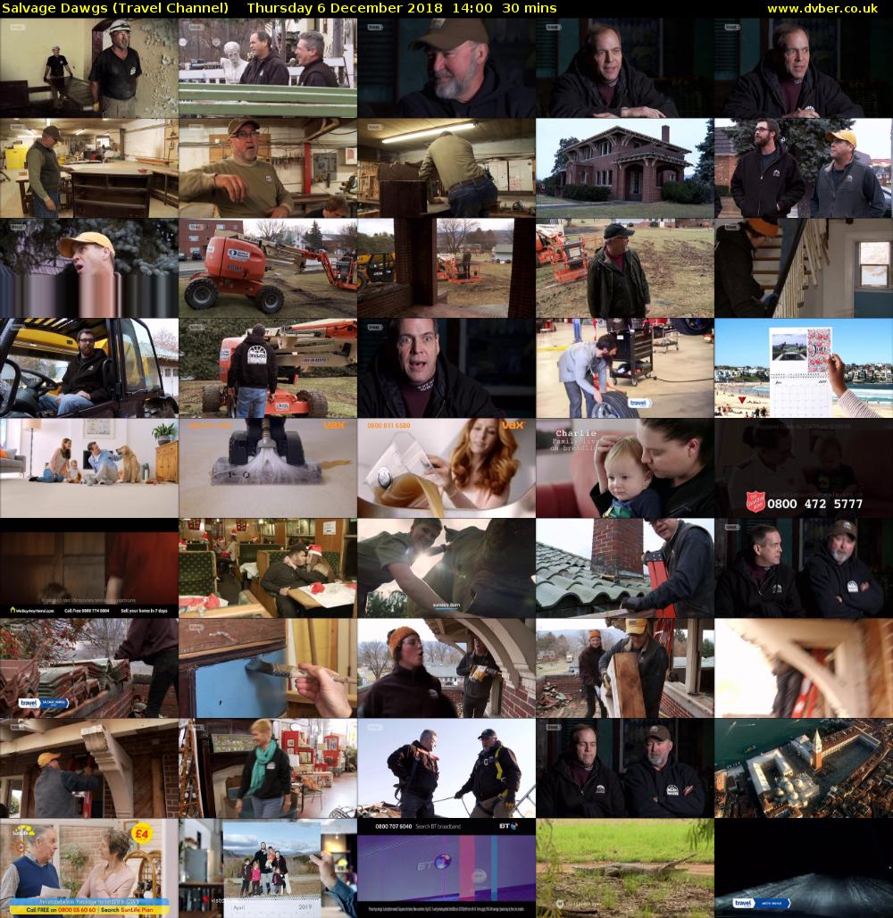 Salvage Dawgs (Travel Channel) Thursday 6 December 2018 14:00 - 14:30