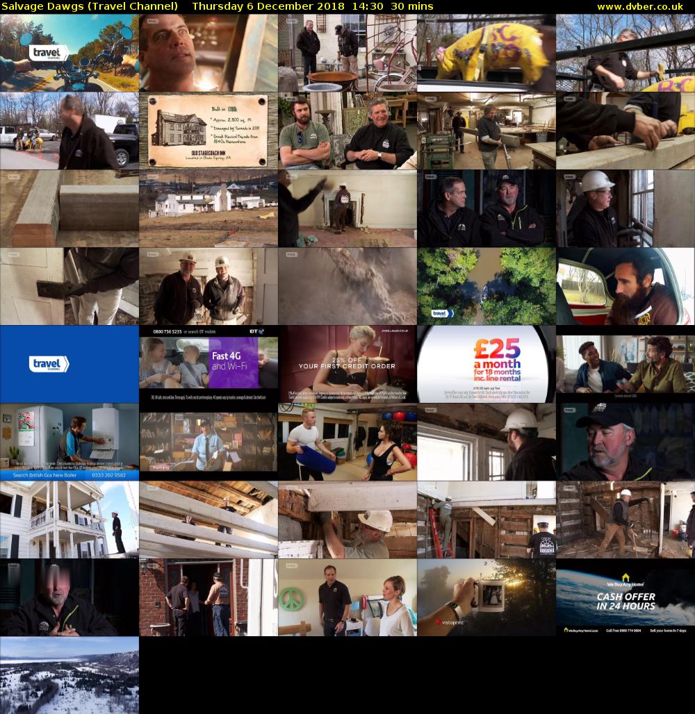 Salvage Dawgs (Travel Channel) Thursday 6 December 2018 14:30 - 15:00