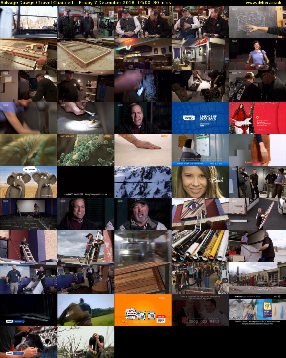 Salvage Dawgs (Travel Channel) Friday 7 December 2018 14:00 - 14:30