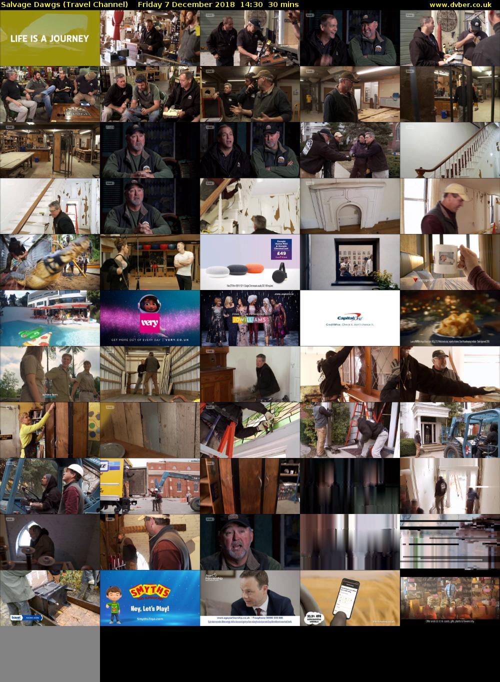 Salvage Dawgs (Travel Channel) Friday 7 December 2018 14:30 - 15:00