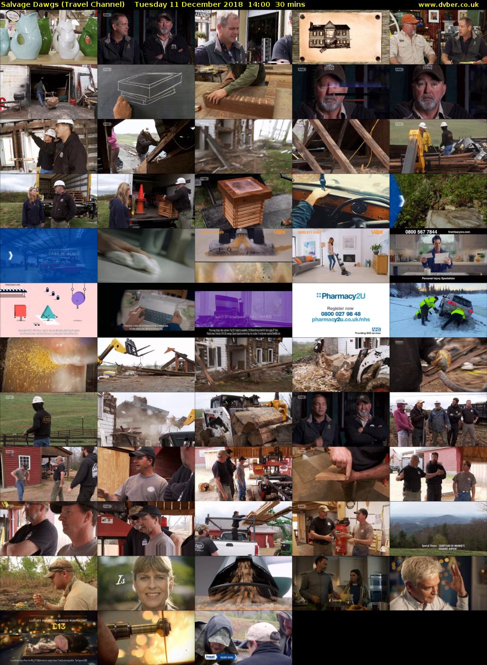 Salvage Dawgs (Travel Channel) Tuesday 11 December 2018 14:00 - 14:30