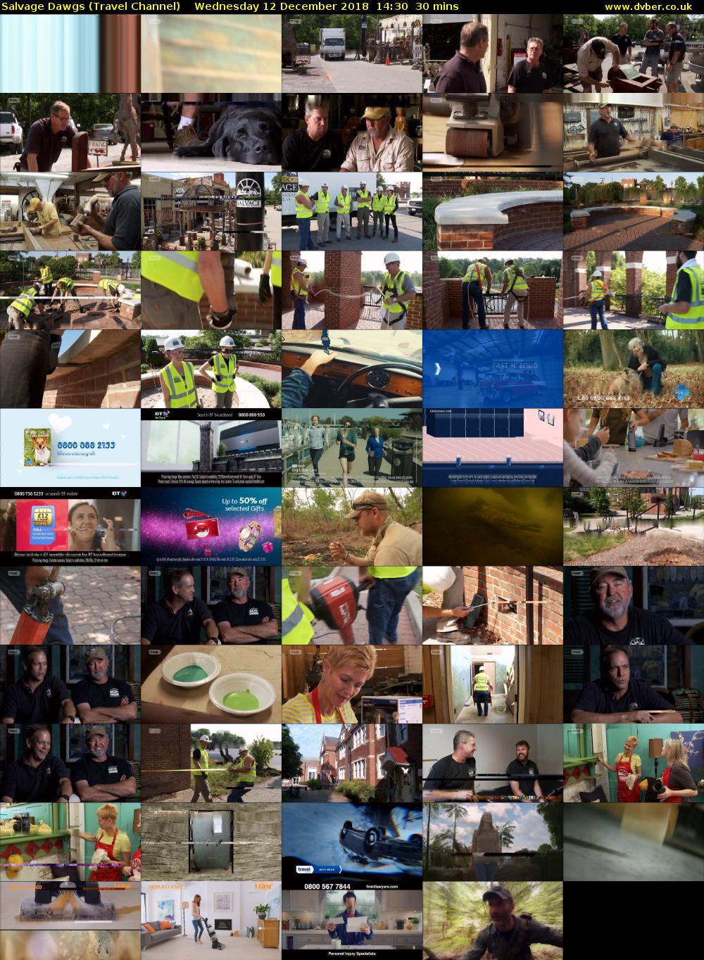 Salvage Dawgs (Travel Channel) Wednesday 12 December 2018 14:30 - 15:00