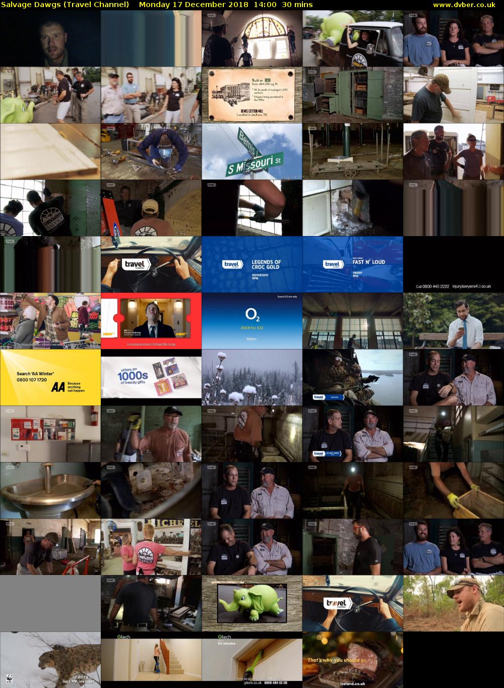 Salvage Dawgs (Travel Channel) Monday 17 December 2018 14:00 - 14:30