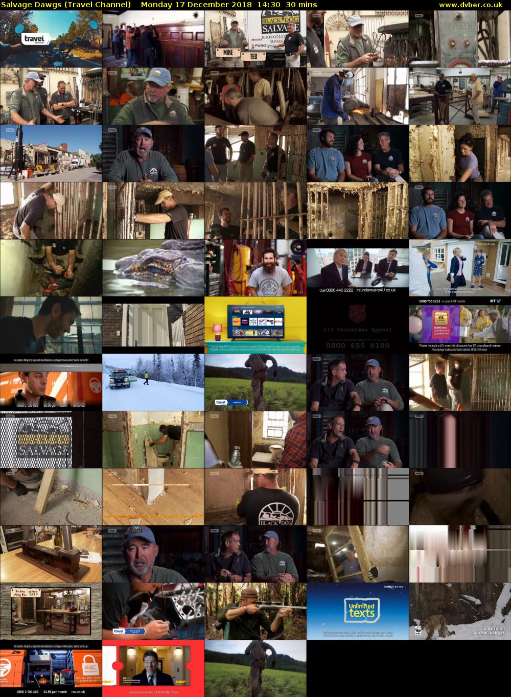 Salvage Dawgs (Travel Channel) Monday 17 December 2018 14:30 - 15:00