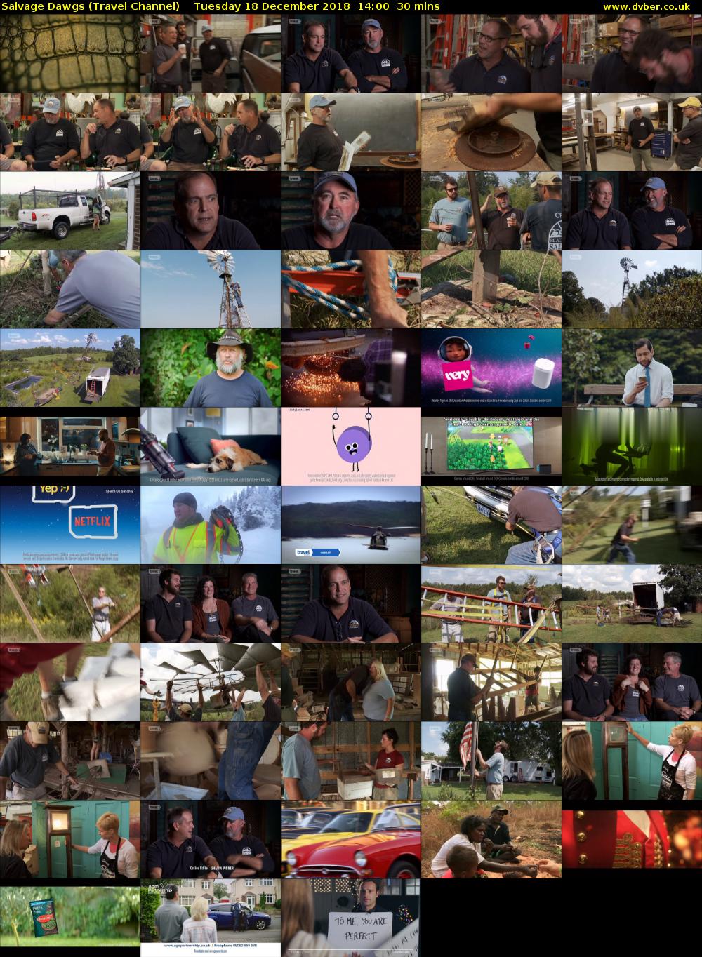 Salvage Dawgs (Travel Channel) Tuesday 18 December 2018 14:00 - 14:30