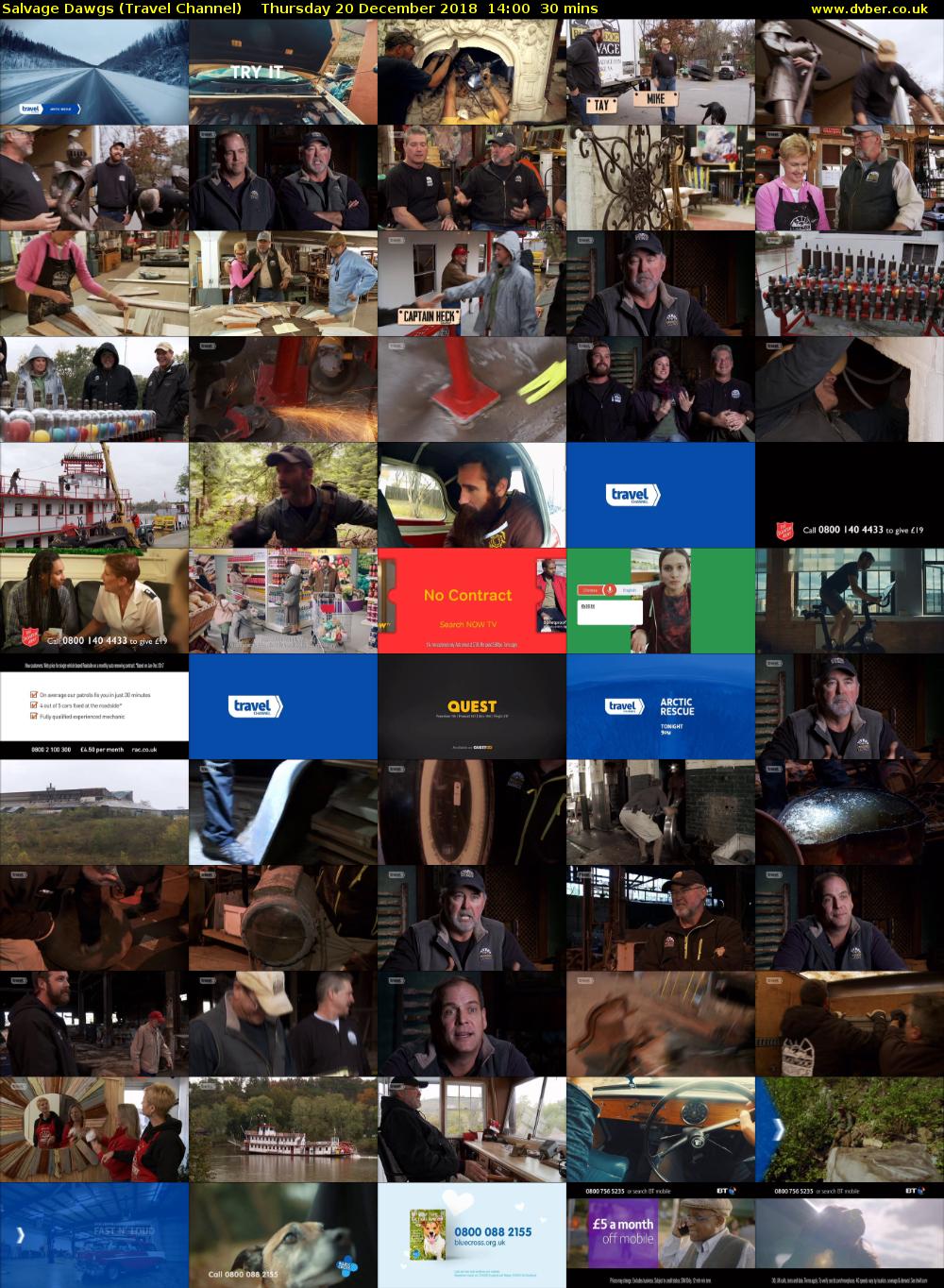 Salvage Dawgs (Travel Channel) Thursday 20 December 2018 14:00 - 14:30