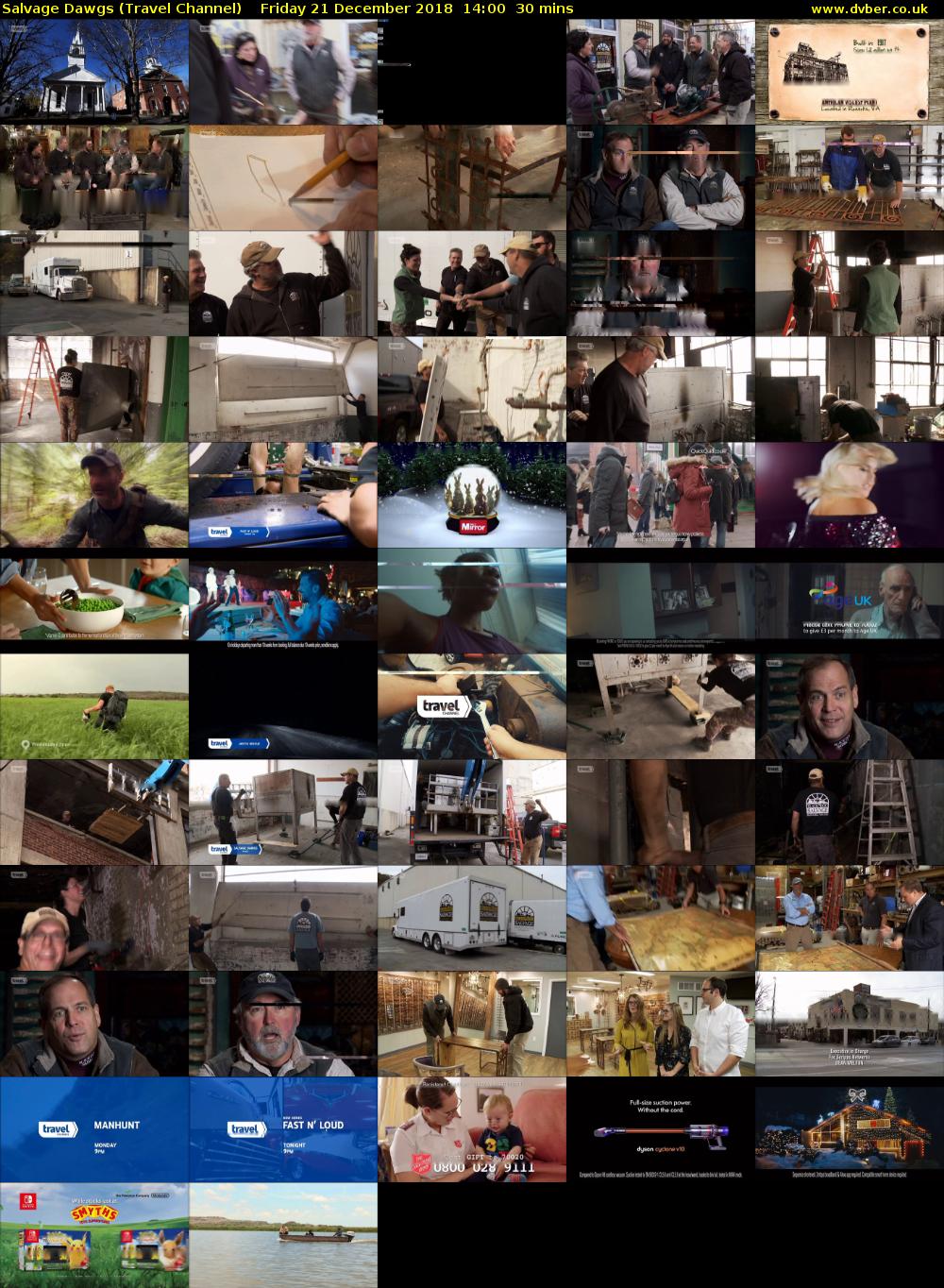 Salvage Dawgs (Travel Channel) Friday 21 December 2018 14:00 - 14:30