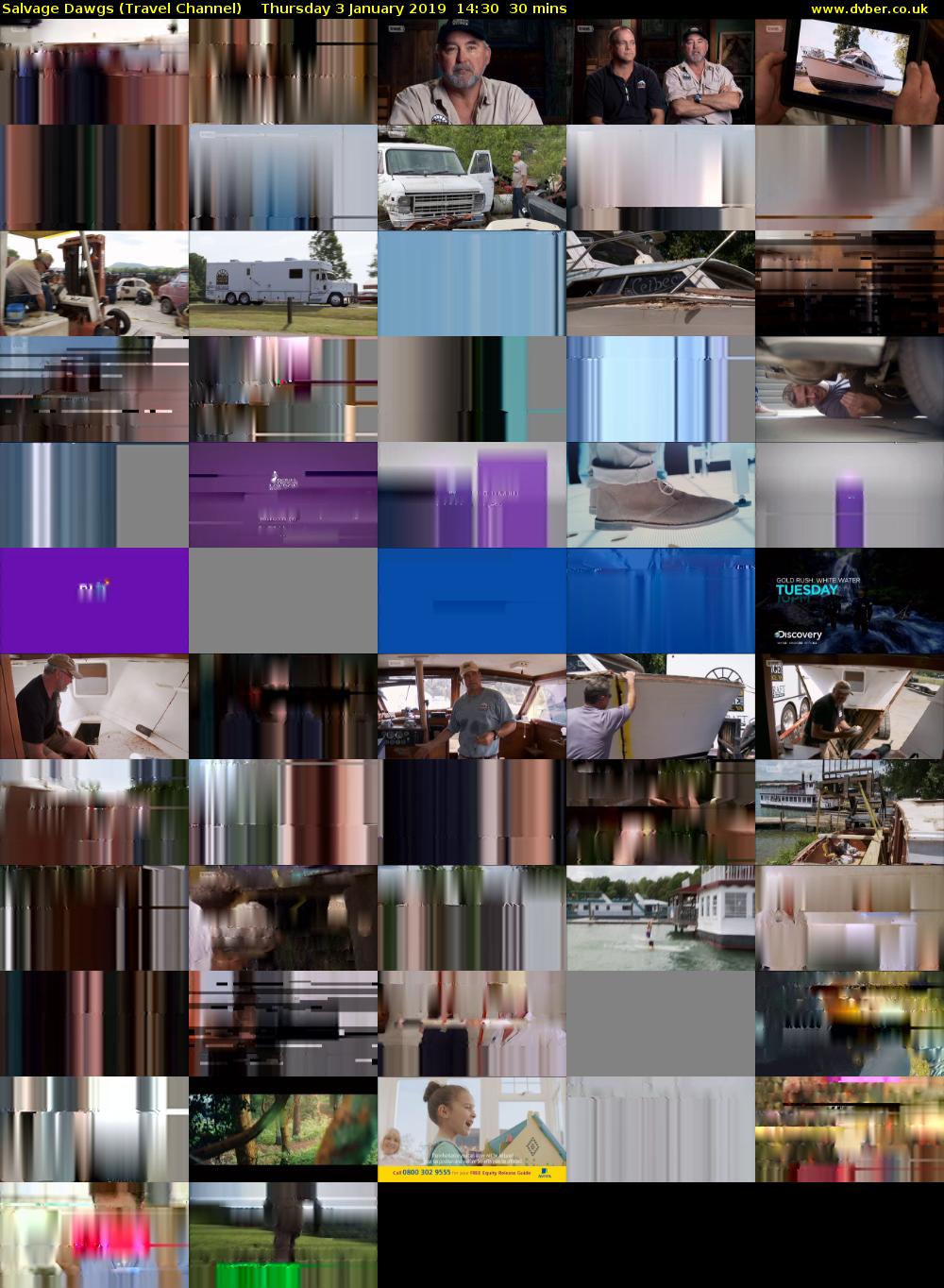 Salvage Dawgs (Travel Channel) Thursday 3 January 2019 14:30 - 15:00