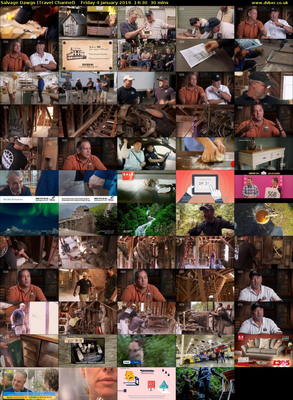 Salvage Dawgs (Travel Channel) Friday 4 January 2019 14:30 - 15:00