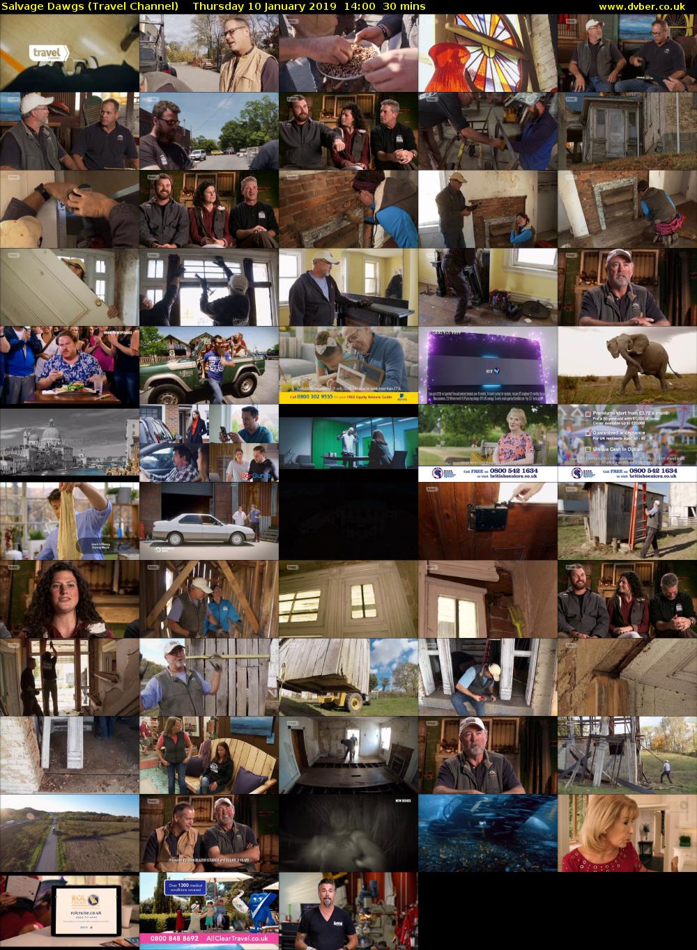 Salvage Dawgs (Travel Channel) Thursday 10 January 2019 14:00 - 14:30