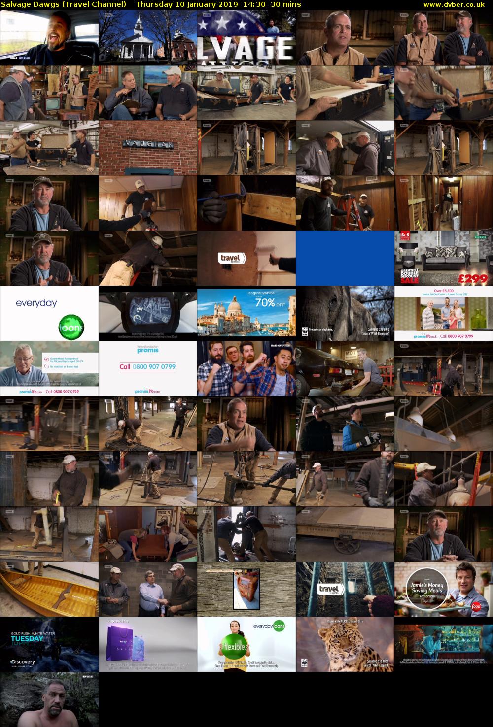 Salvage Dawgs (Travel Channel) Thursday 10 January 2019 14:30 - 15:00