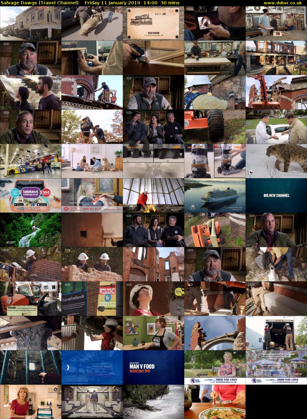 Salvage Dawgs (Travel Channel) Friday 11 January 2019 14:00 - 14:30