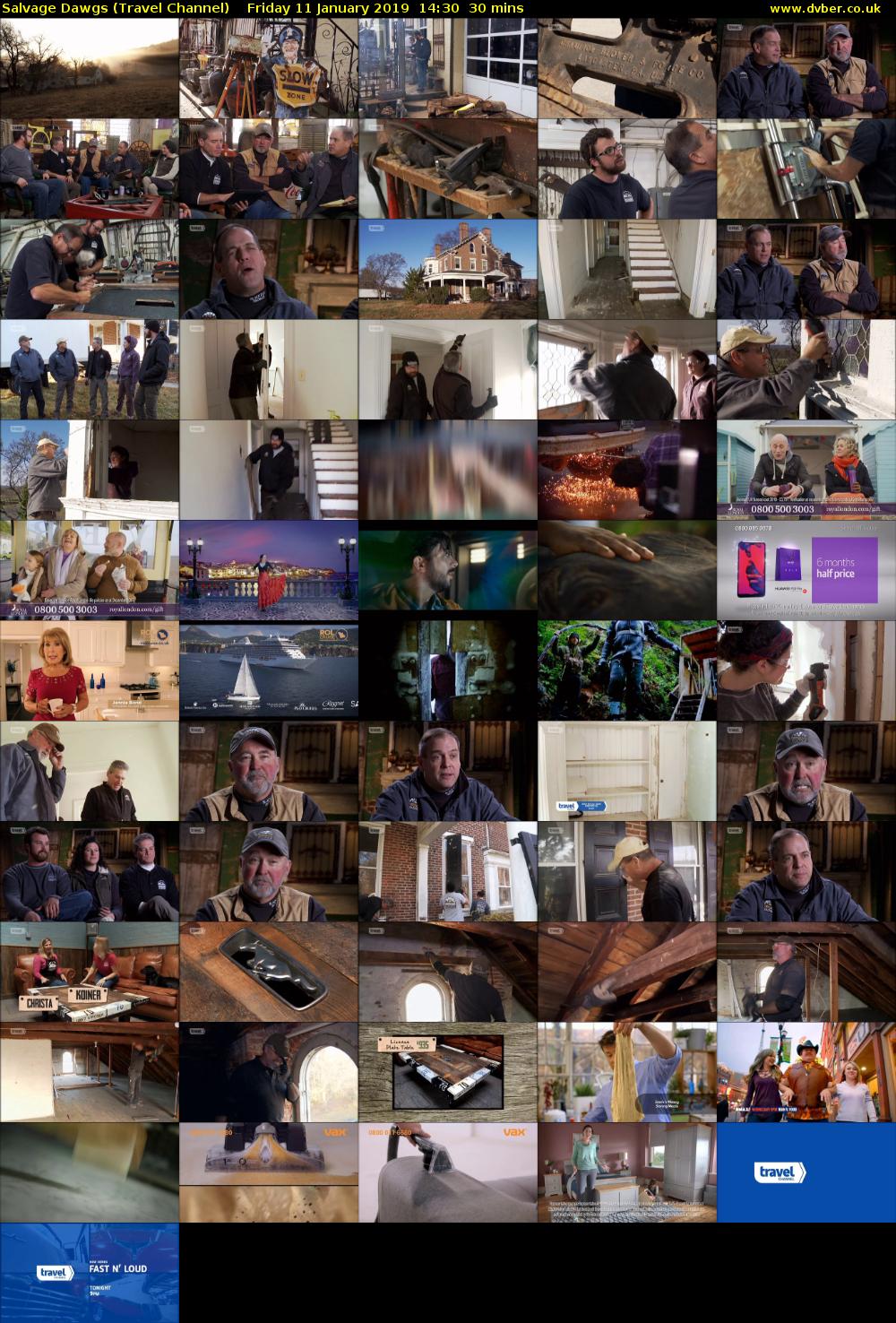 Salvage Dawgs (Travel Channel) Friday 11 January 2019 14:30 - 15:00