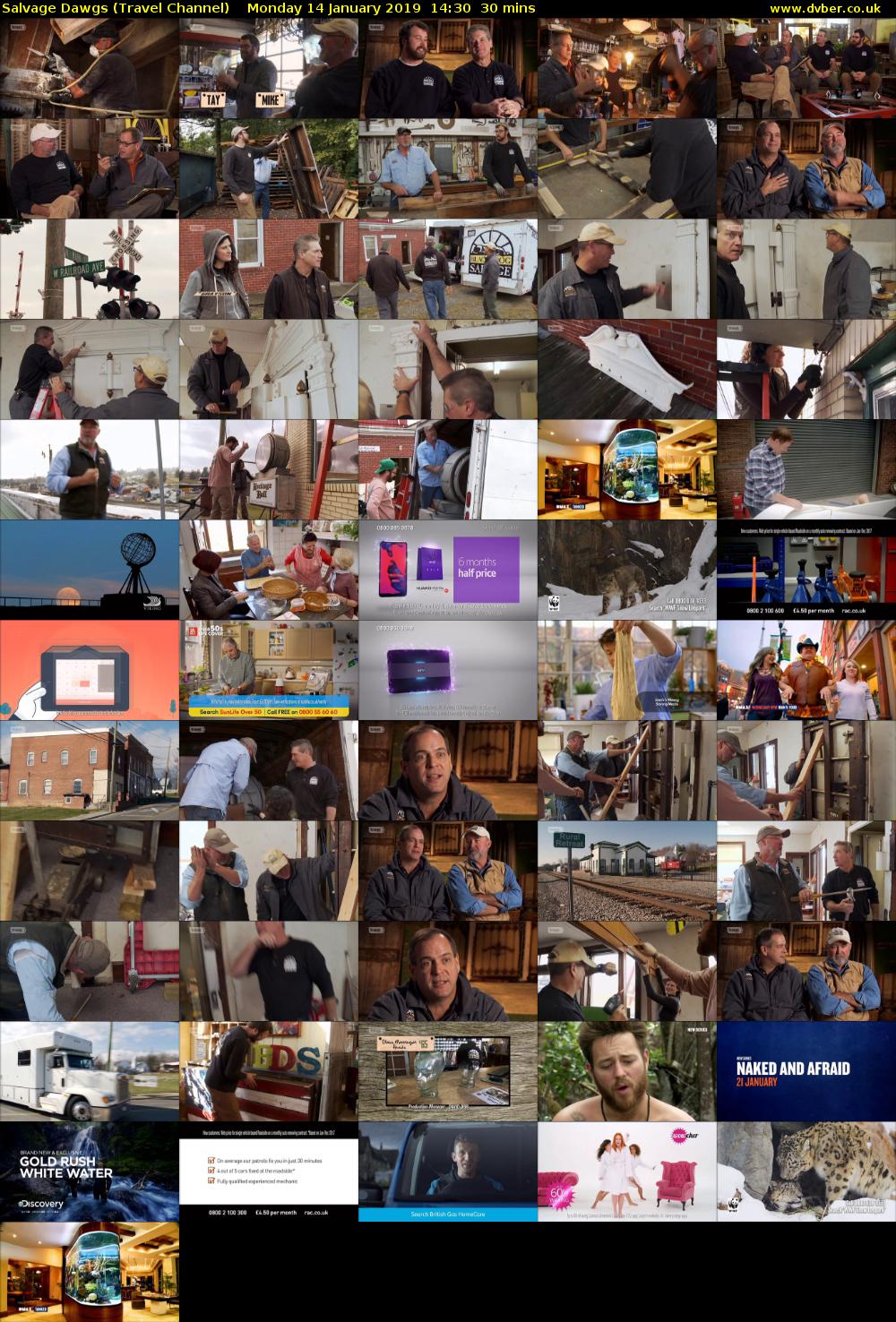 Salvage Dawgs (Travel Channel) Monday 14 January 2019 14:30 - 15:00