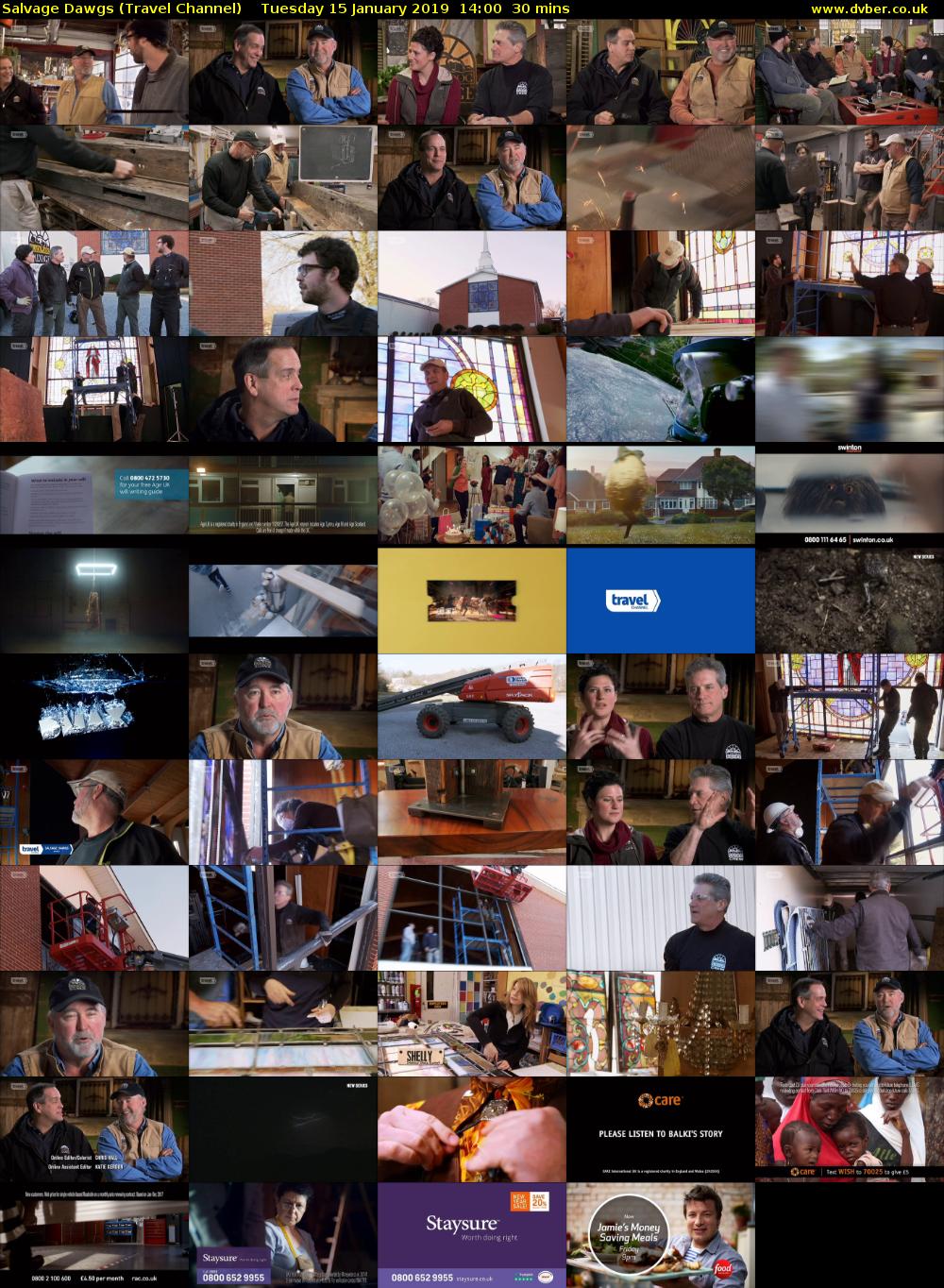 Salvage Dawgs (Travel Channel) Tuesday 15 January 2019 14:00 - 14:30