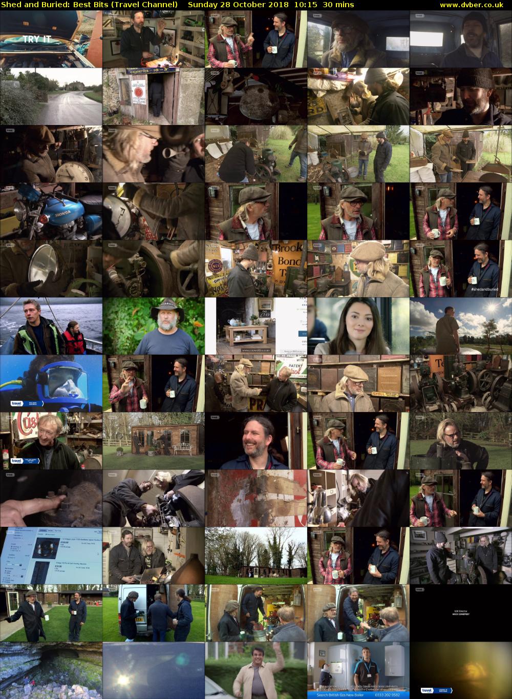 Shed and Buried: Best Bits (Travel Channel) Sunday 28 October 2018 10:15 - 10:45