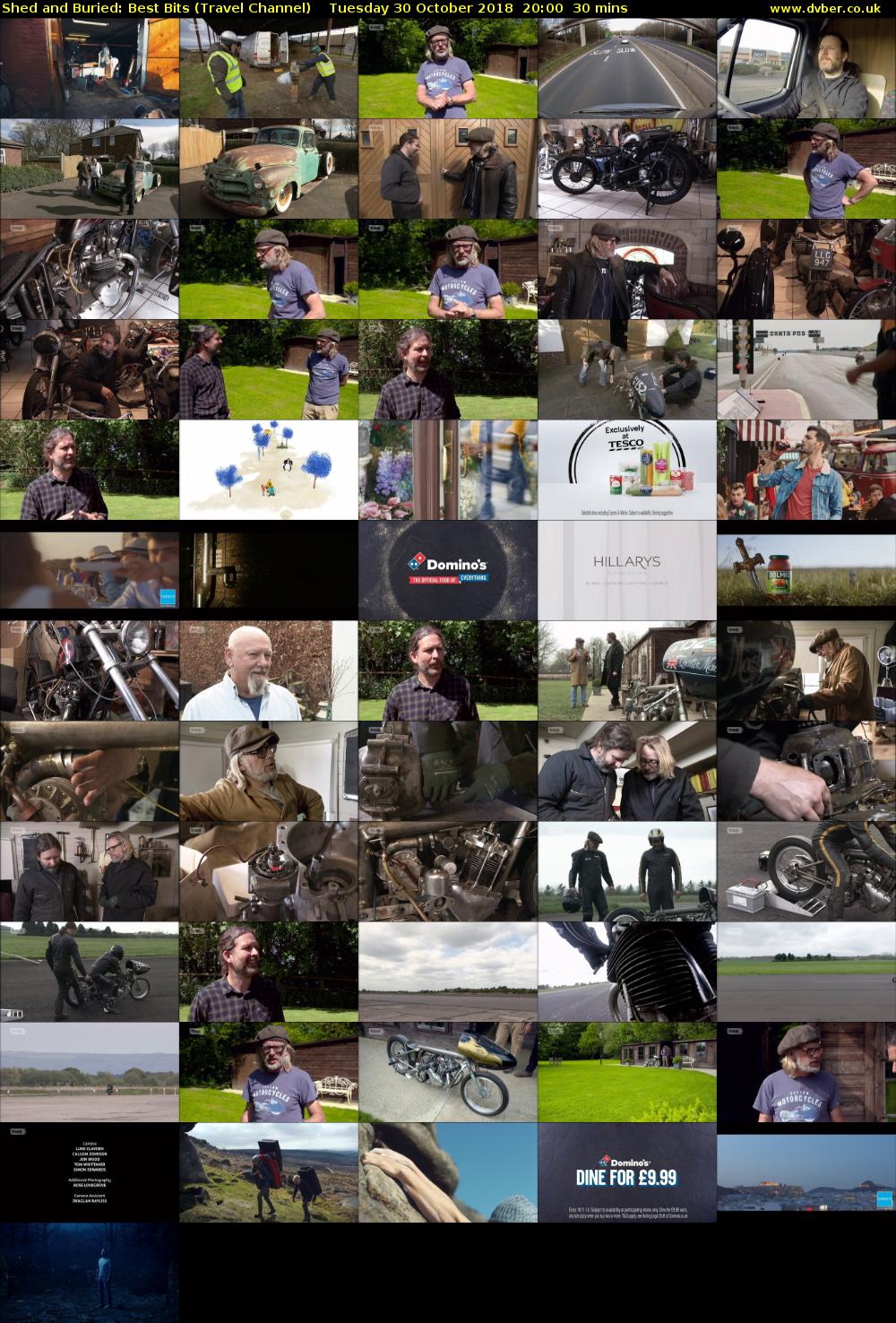 Shed and Buried: Best Bits (Travel Channel) Tuesday 30 October 2018 20:00 - 20:30