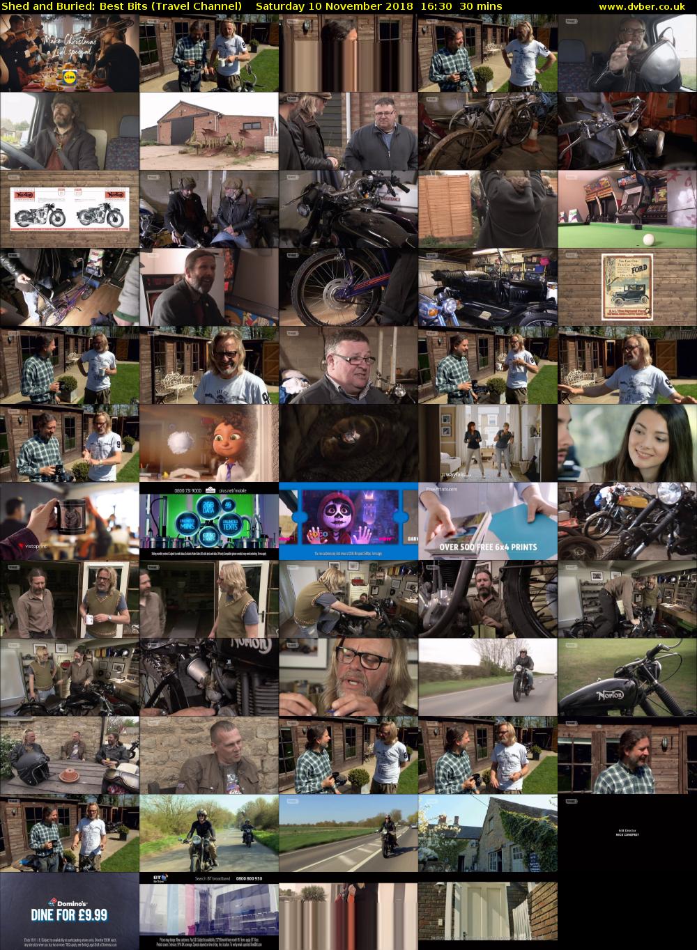 Shed and Buried: Best Bits (Travel Channel) Saturday 10 November 2018 16:30 - 17:00