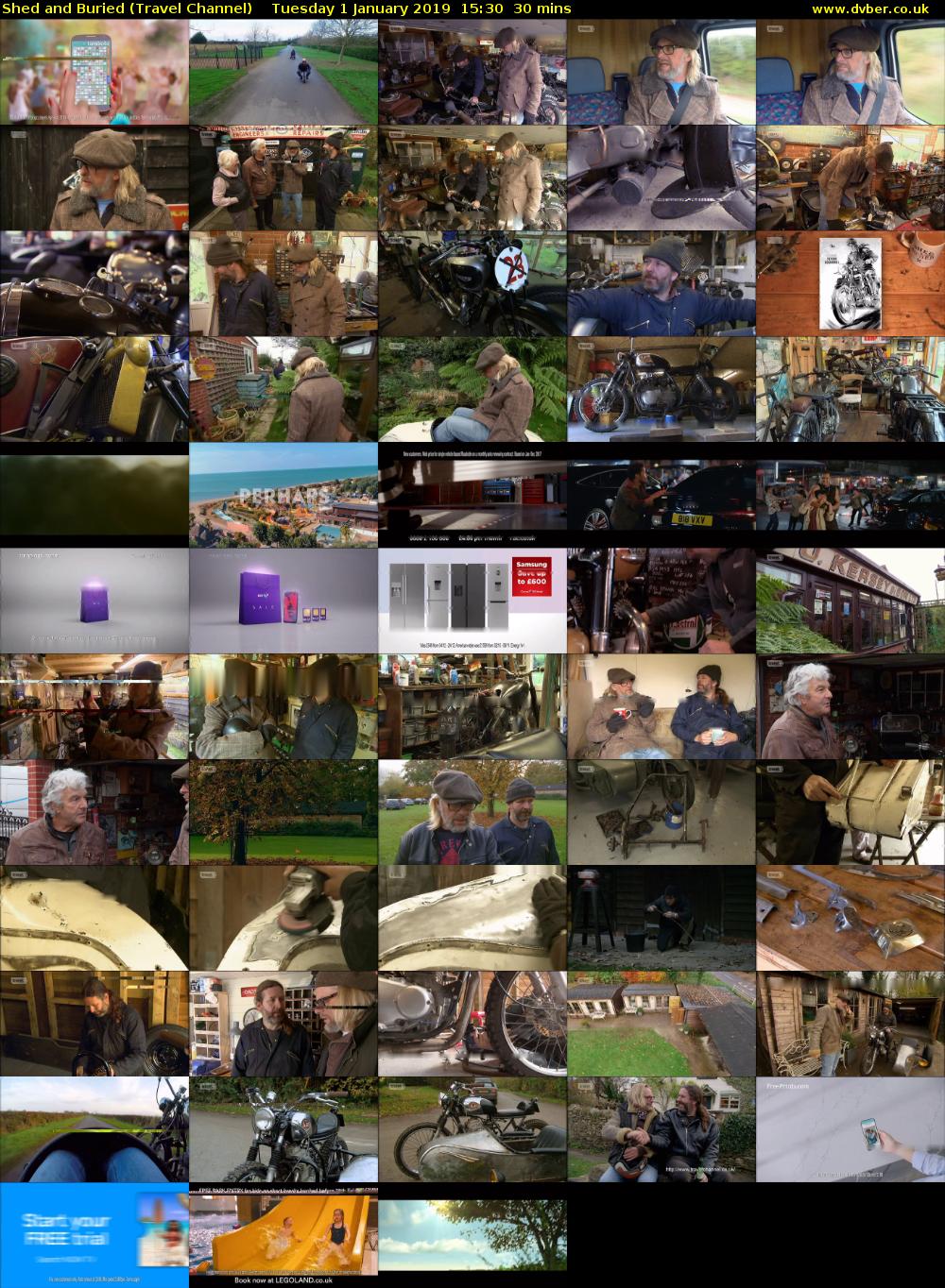 Shed and Buried (Travel Channel) Tuesday 1 January 2019 15:30 - 16:00