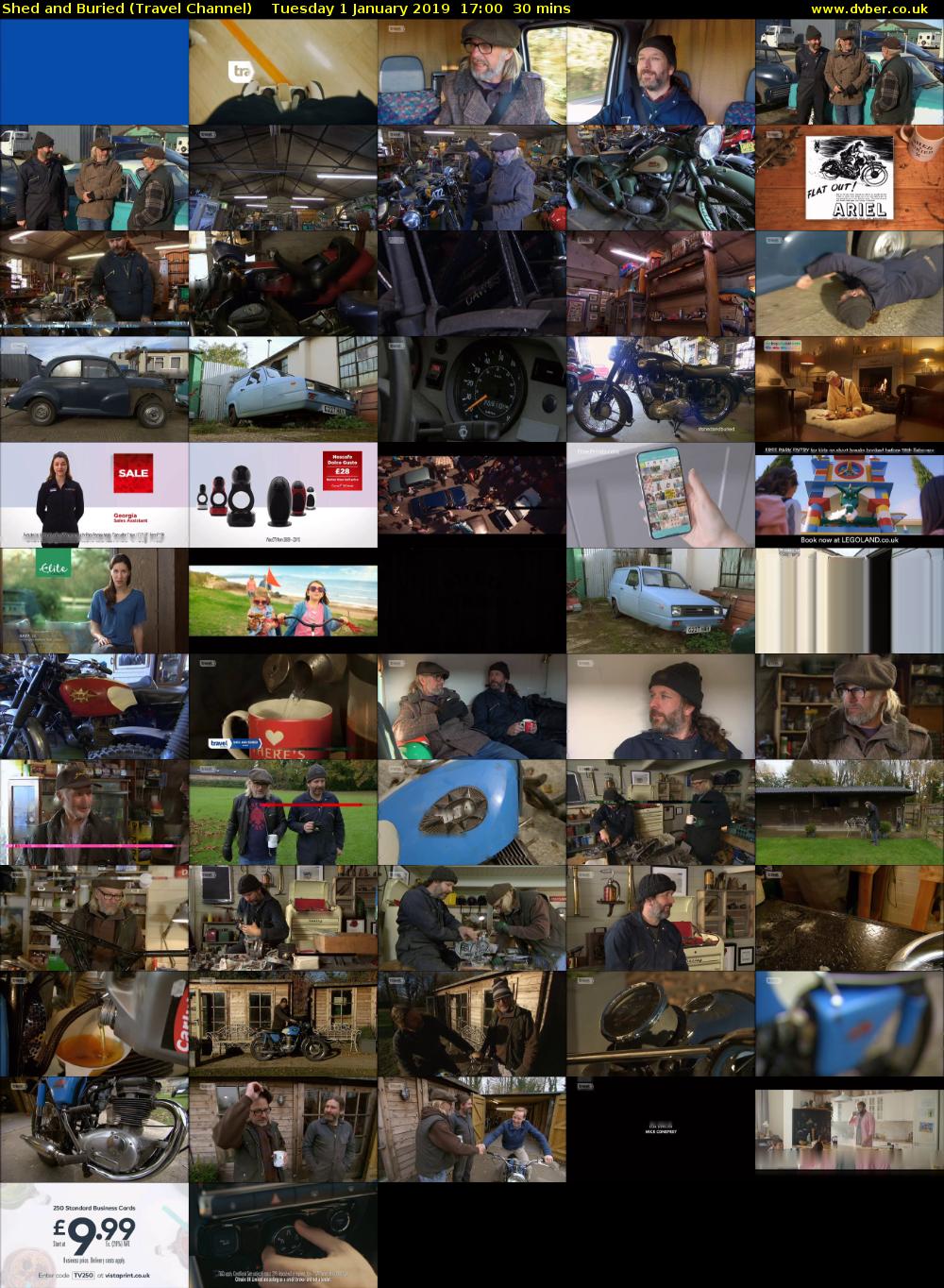 Shed and Buried (Travel Channel) Tuesday 1 January 2019 17:00 - 17:30