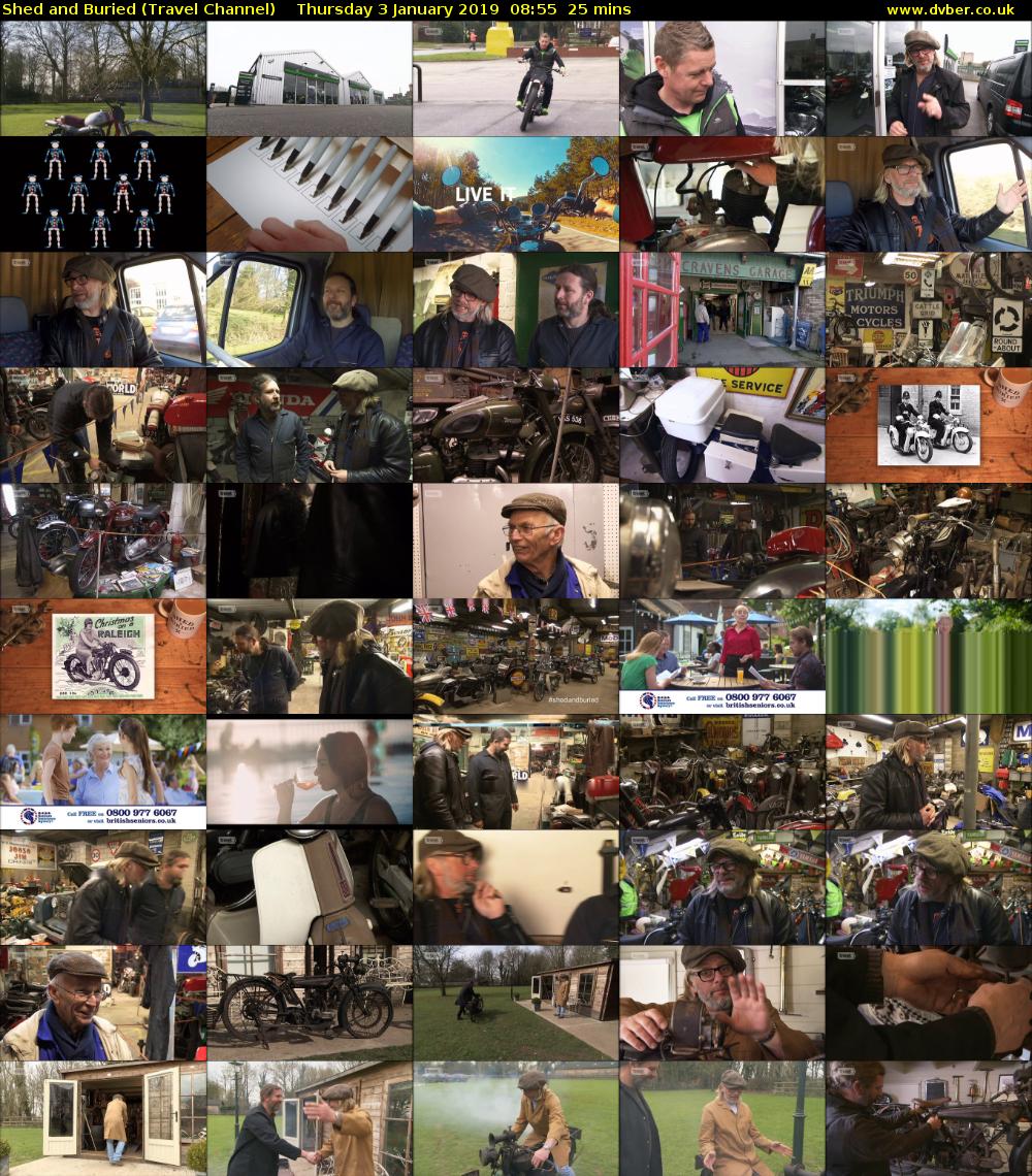 Shed and Buried (Travel Channel) Thursday 3 January 2019 08:55 - 09:20