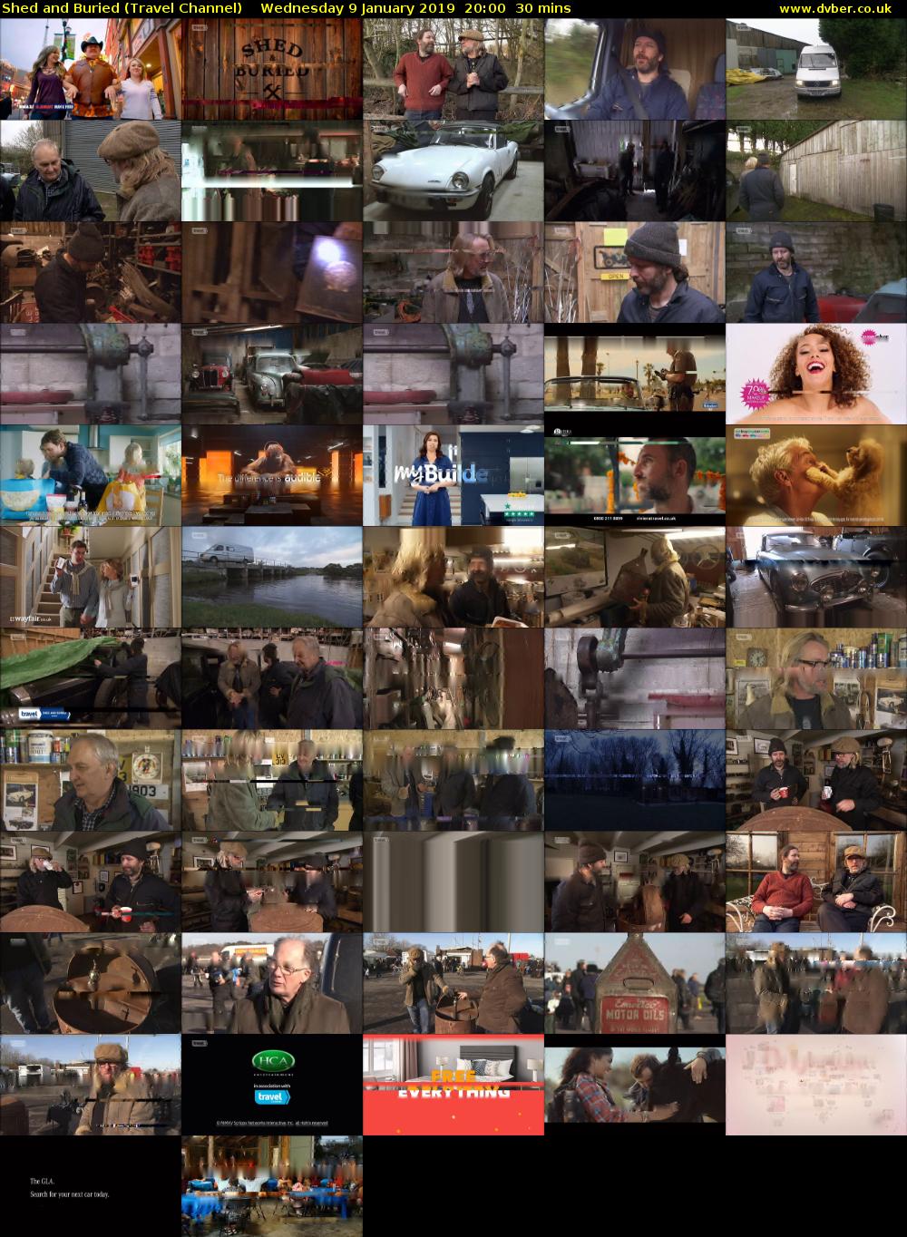 Shed and Buried (Travel Channel) Wednesday 9 January 2019 20:00 - 20:30