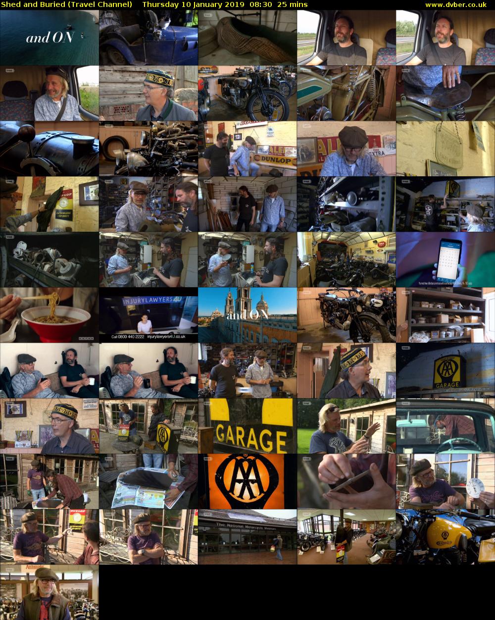 Shed and Buried (Travel Channel) Thursday 10 January 2019 08:30 - 08:55