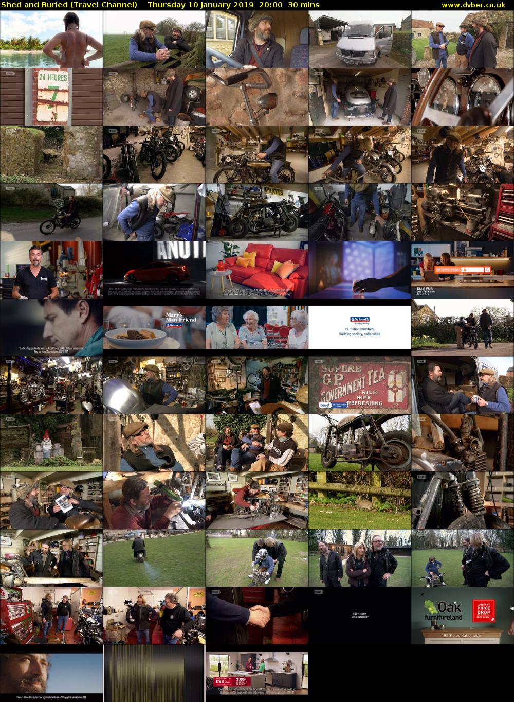 Shed and Buried (Travel Channel) Thursday 10 January 2019 20:00 - 20:30