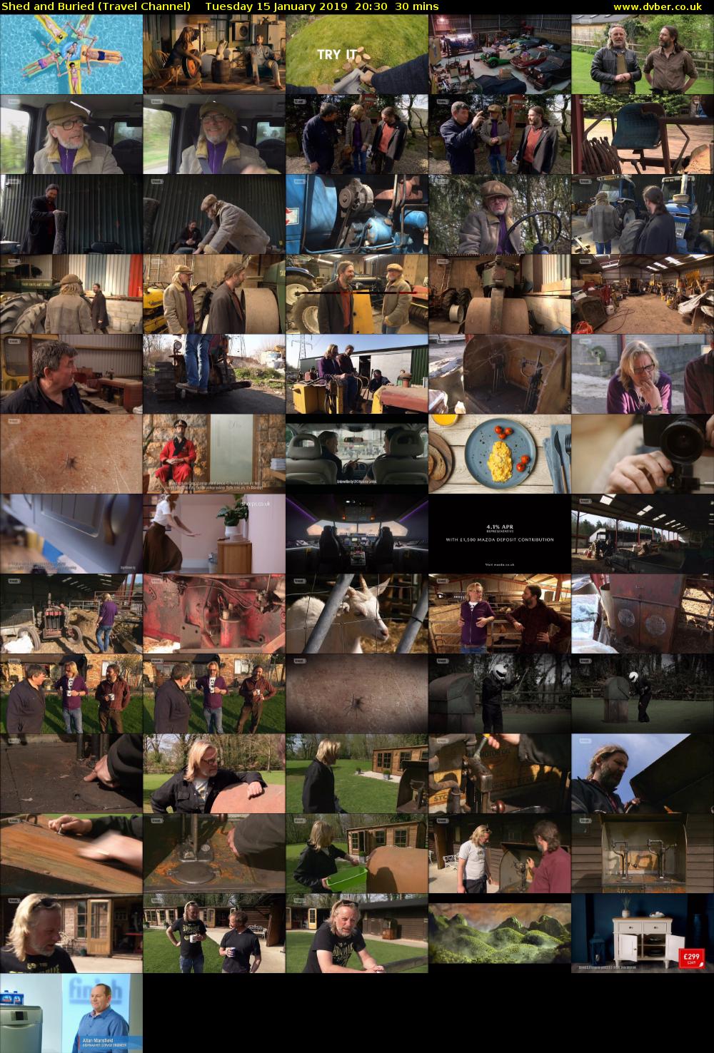 Shed and Buried (Travel Channel) Tuesday 15 January 2019 20:30 - 21:00