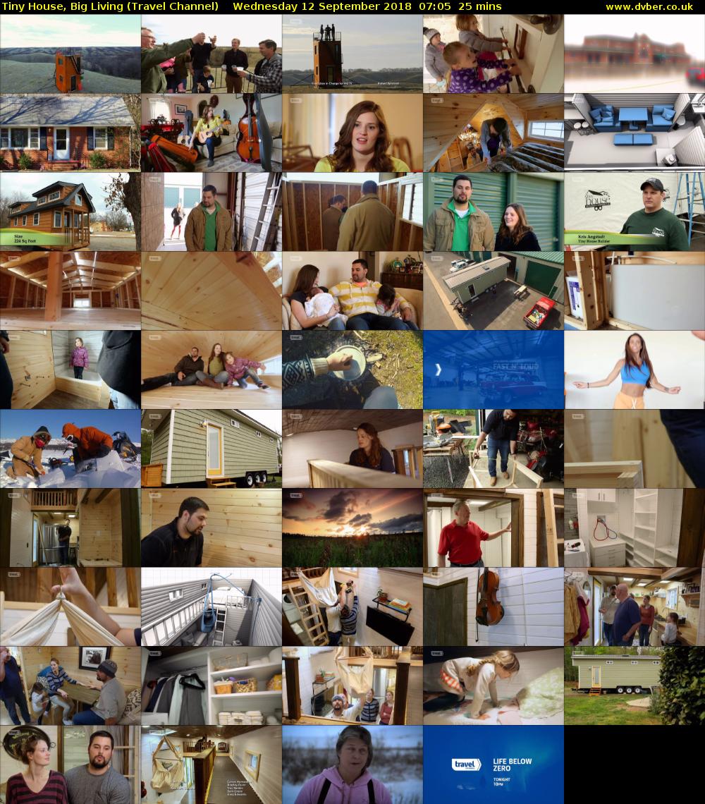 Tiny House, Big Living (Travel Channel) Wednesday 12 September 2018 07:05 - 07:30