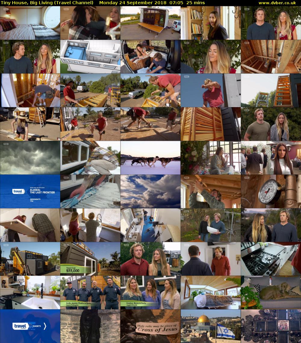 Tiny House, Big Living (Travel Channel) Monday 24 September 2018 07:05 - 07:30