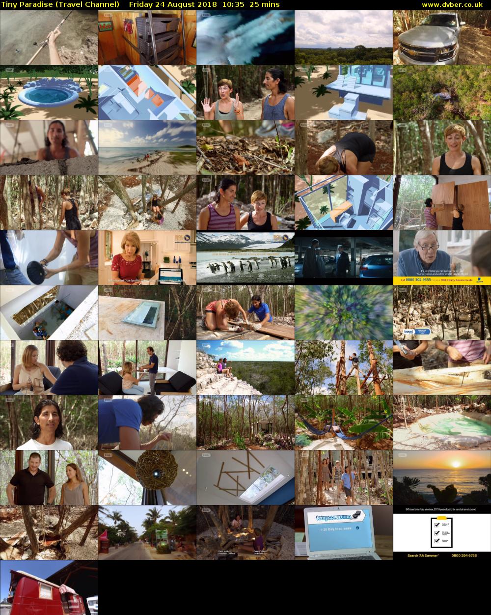 Tiny Paradise (Travel Channel) Friday 24 August 2018 10:35 - 11:00