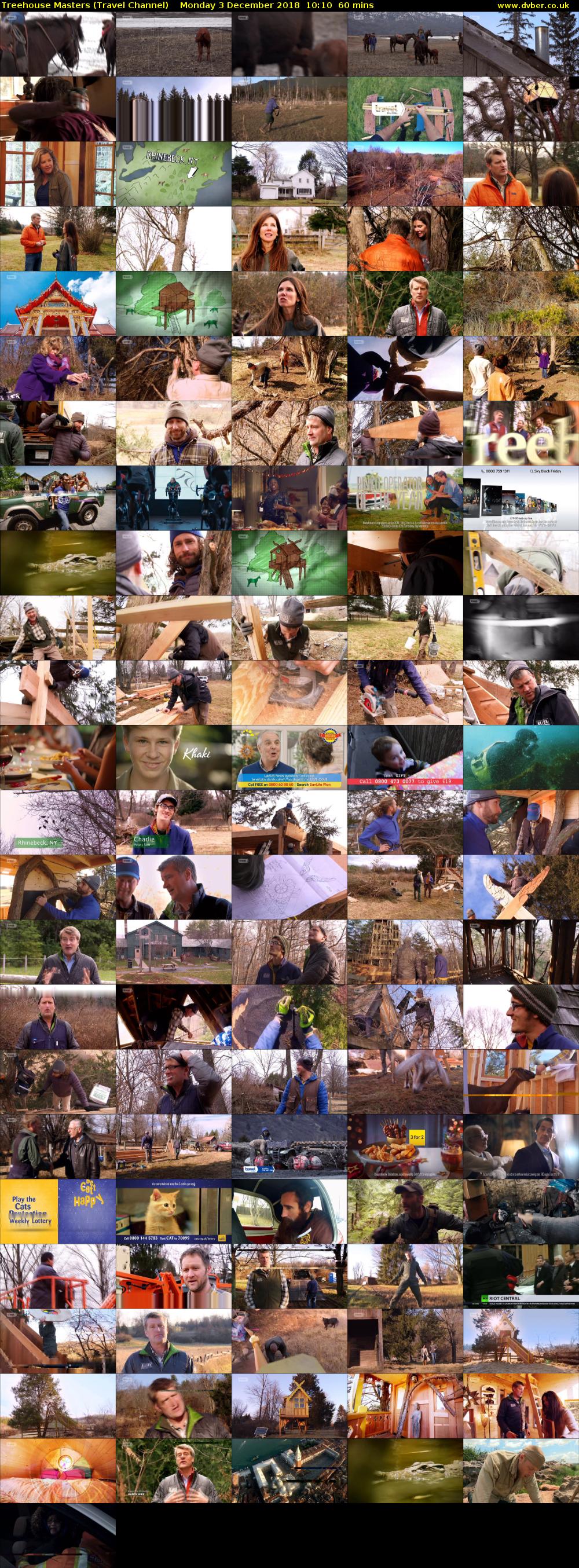 Treehouse Masters (Travel Channel) Monday 3 December 2018 10:10 - 11:10