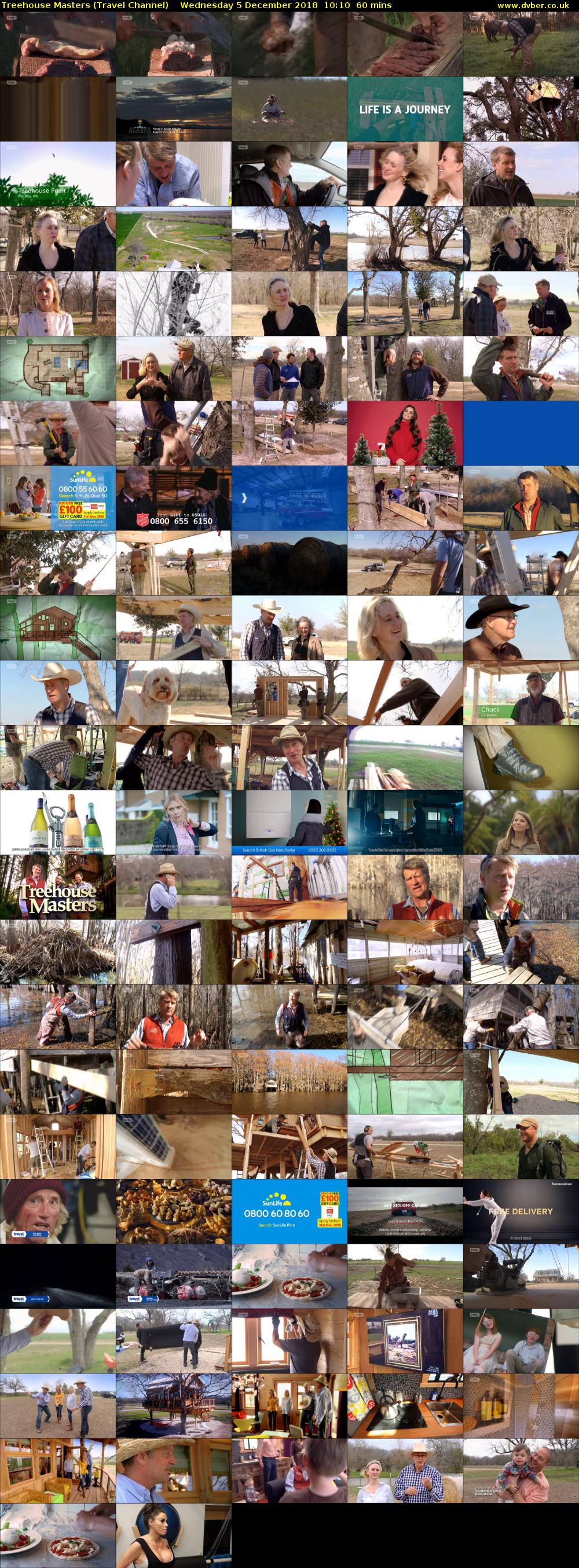 Treehouse Masters (Travel Channel) Wednesday 5 December 2018 10:10 - 11:10